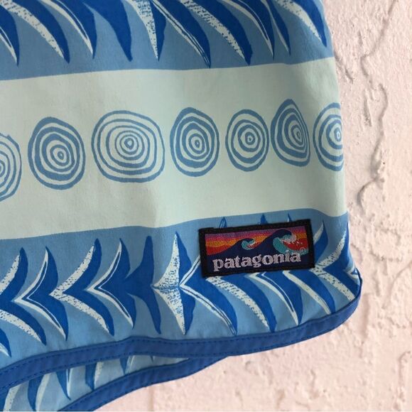 PATAGONIA Vintage Wavefarer Logo Swim Trunks Size 40 Board Shorts Baggies - Picture 2 of 7